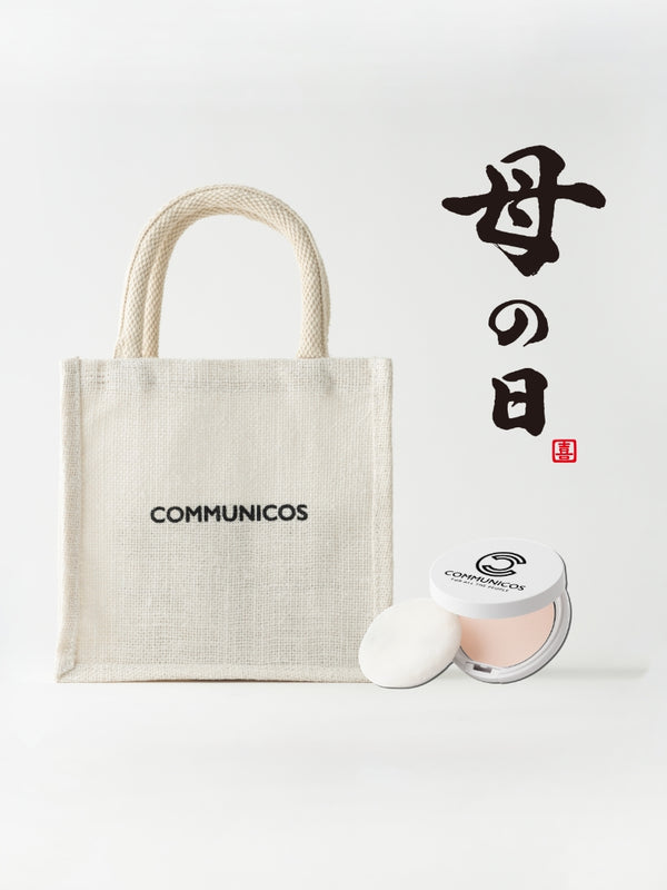 【母の日ギフト】コムニコスフェイスパウダー＋オリジナルジュートバッグ